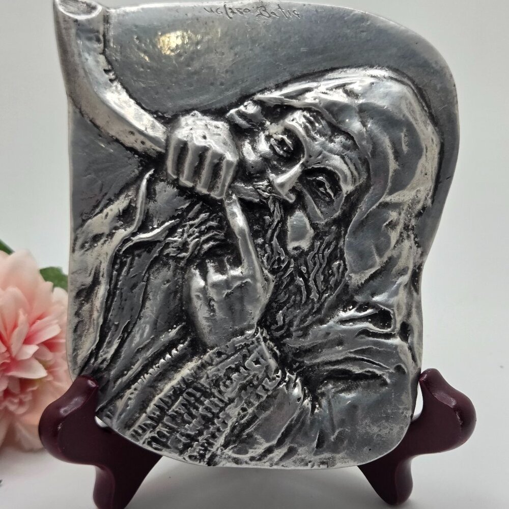 BATIA ADITH Signed Judaica Figural Sculpture Unmounted Art Numbered 116/280